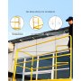 6ft Scaffolding Safety Guard Rail System For Baker-Style Scaffolding Yellow