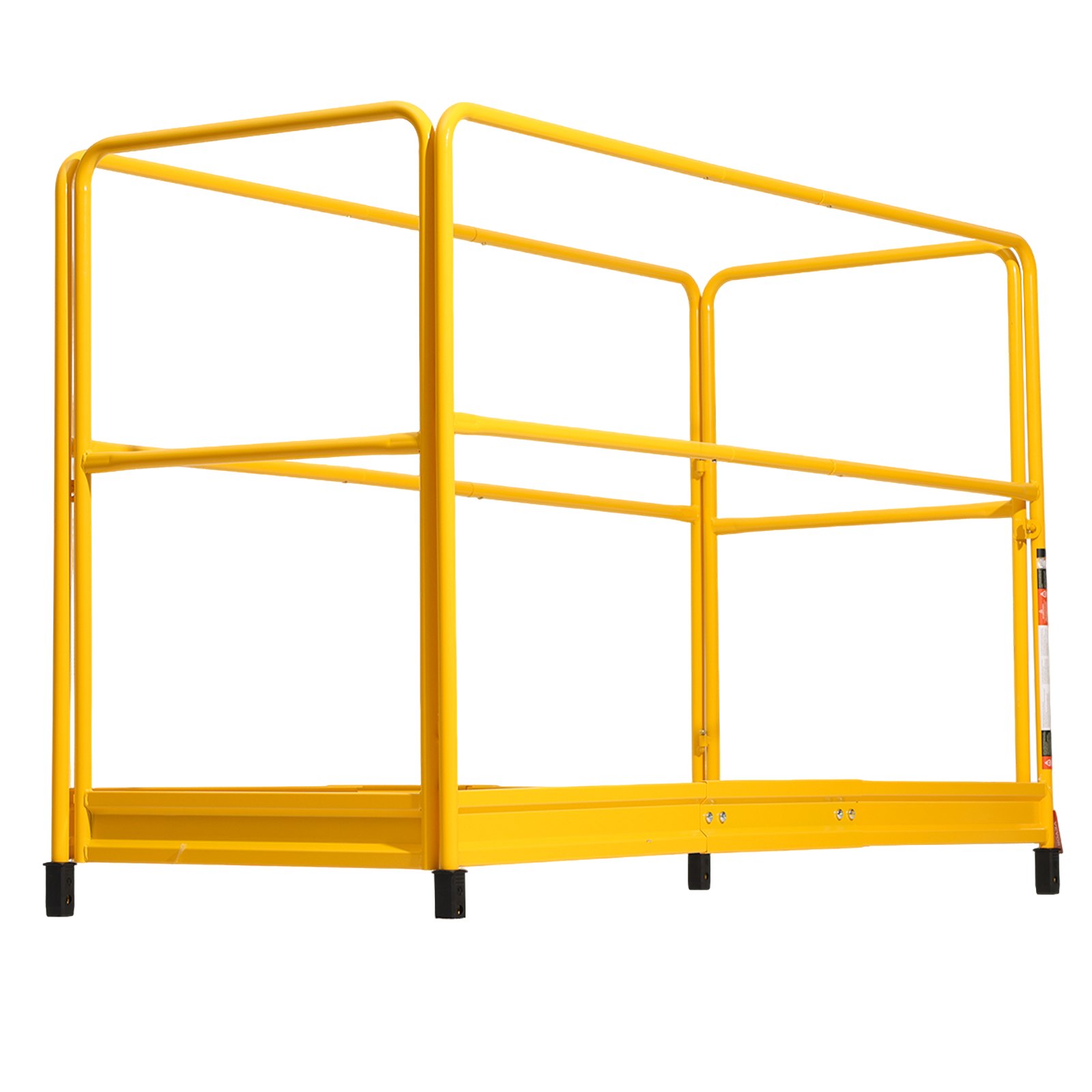 6ft Scaffolding Safety Guard Rail System For Baker-Style Scaffolding Yellow