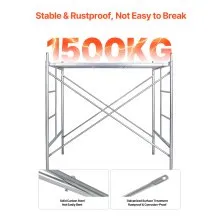 Scaffolding Cross Brace 6ft x 4ft 8-Pack Solid Carbon Steel Cross Supports