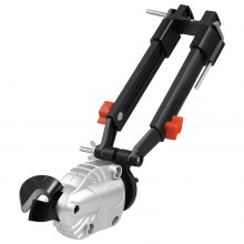 VEVOR Metal Shear/Cutter Drill Attachment, Sheet Metal Cutter with 360-Degree Pivoting Head, Sharp Blades,Ideal for 18 GA Galvanized Steel, 20 GA Stainless Steel, Aluminum Plate, Plastic, Cardboard