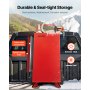 VEVOR 30 Gallon Gas Caddy, Max Flow 32L/min, Diesel Tank with Electric Pump, Diesel Storage Tank with 2 Wheels & 10 ft Hose, Gas Container for ATV, Car, Mowers, Boat, Motorcycle, and More, Red