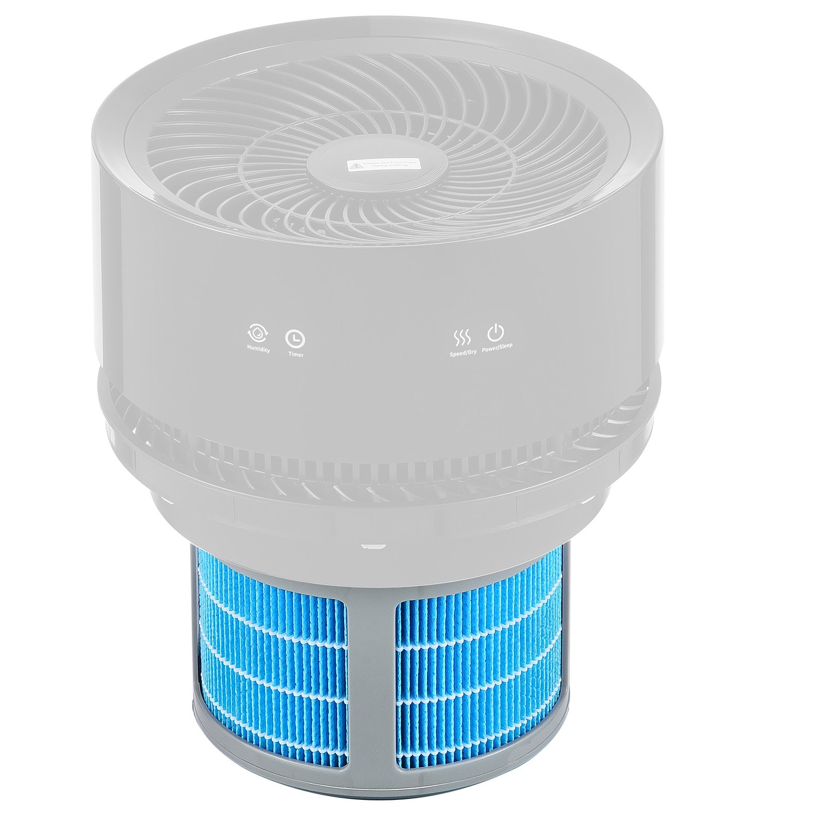 VEVOR Evaporative Humidifier Replacement Filter, 2-Pack, Compatible with VEVOR 10L(2.64G) Model BZT-242 Evaporative Humidifier, Easy to Install for Prolong Filter Life