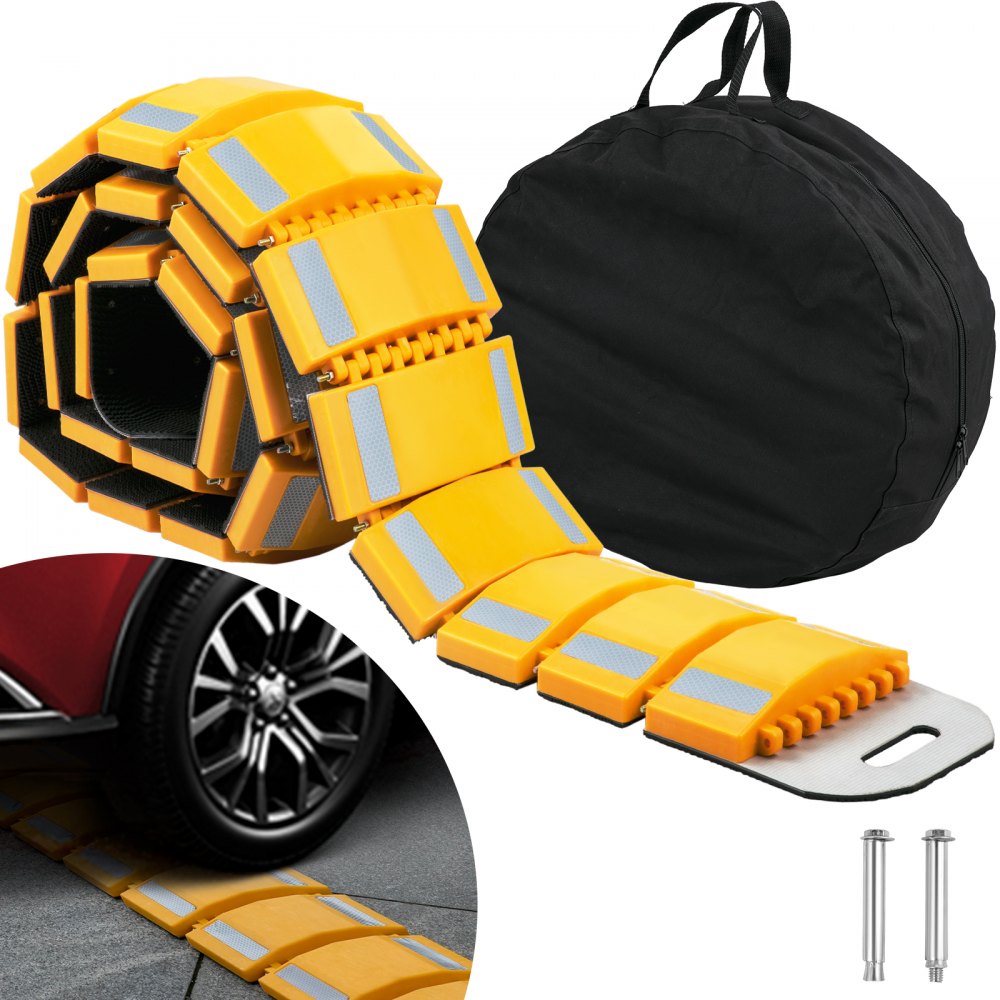 Wholesale 6 Ft Rubber Speed Humps with Modular Interlocking Design