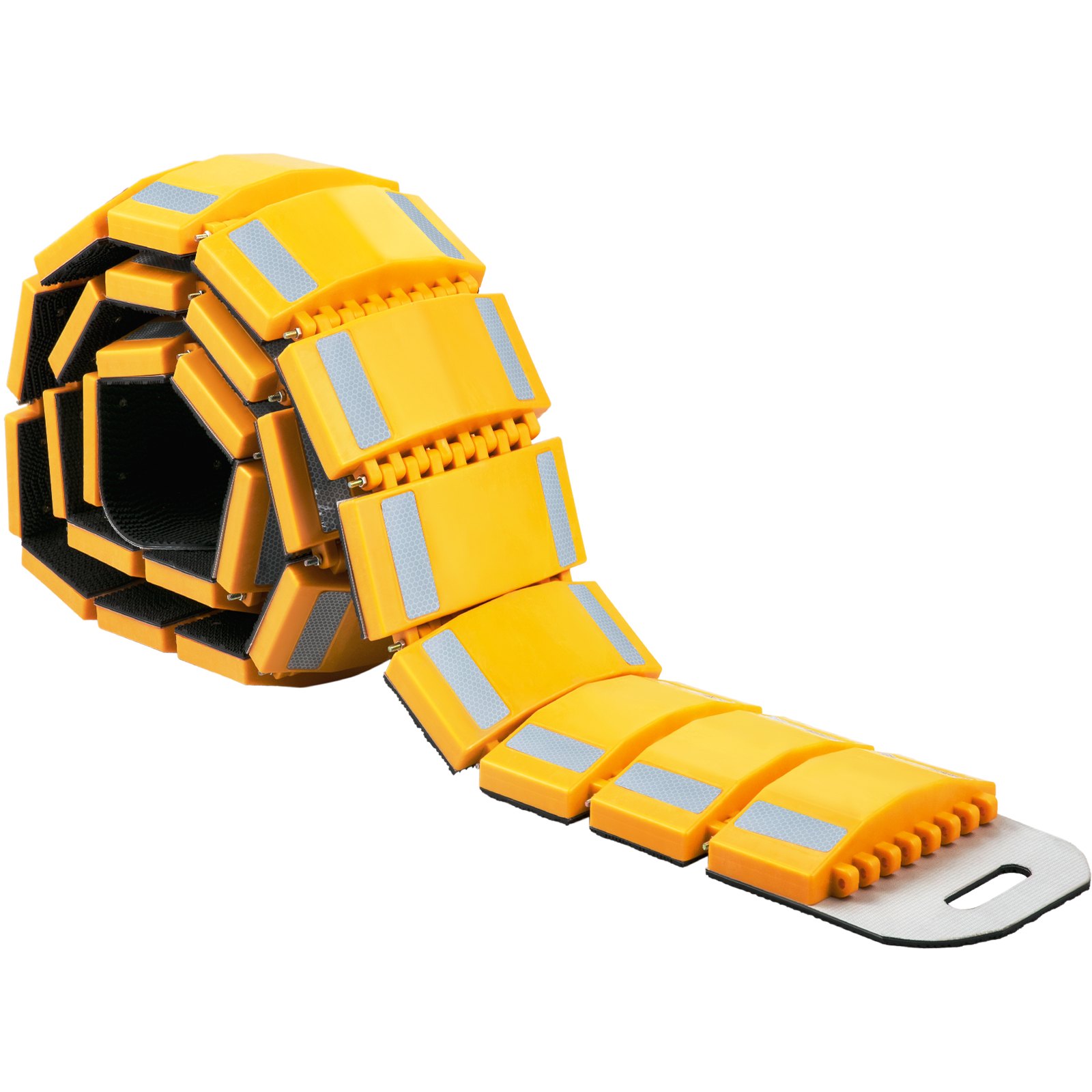 VEVOR Portable Speed Bump Speed Hump 9.8 Ft Rubber Speed Bumps for Driveway