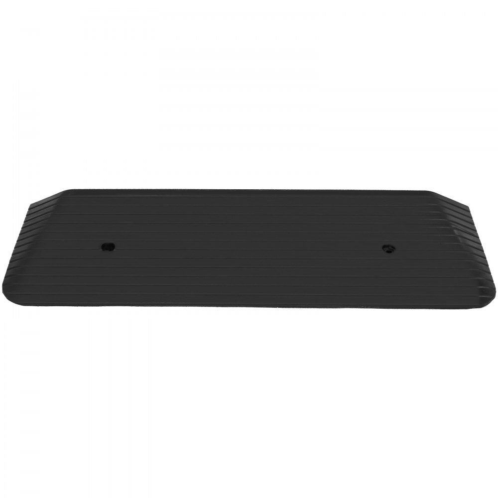 VEVOR Rubber Threshold Ramp, 2" Rise Threshold Ramp Doorway, Recycled Rubber Power Threshold Ramp Rated 2200Lbs Load Capacity, Non-Slip Surface Rubber Solid Threshold Ramp for Wheelchair and Scooter