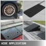 VEVOR Rubber Threshold Ramp, 2" Rise Threshold Ramp Doorway, Recycled Rubber Power Threshold Ramp Rated 2200Lbs Load Capacity, Non-Slip Surface Rubber Solid Threshold Ramp for Wheelchair and Scooter