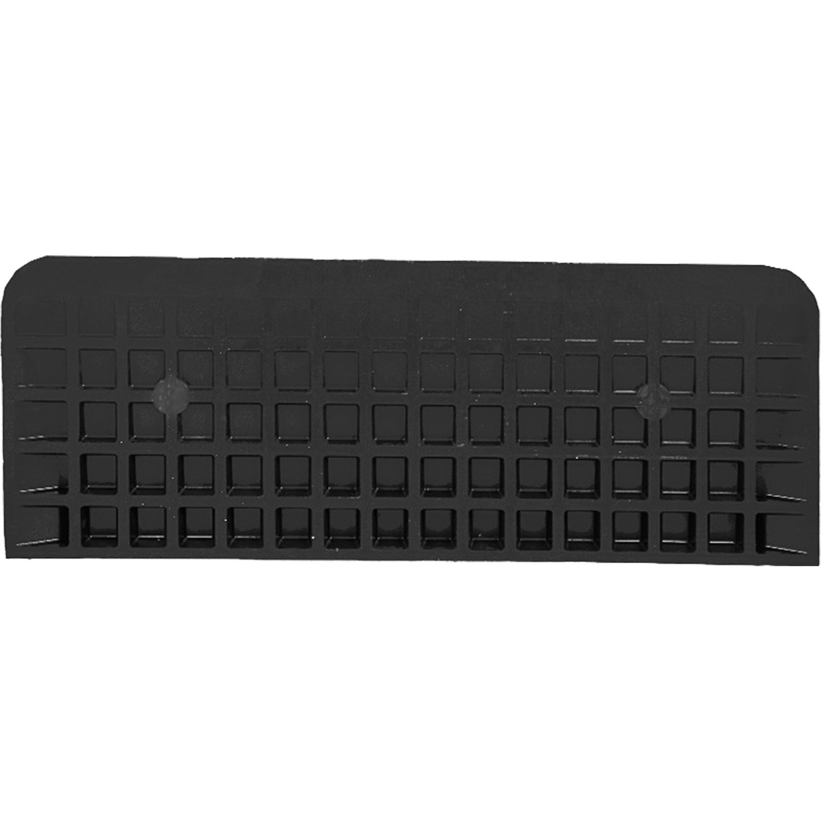 VEVOR Rubber Threshold Ramp, 2" Rise Threshold Ramp Doorway, Recycled Rubber Power Threshold Ramp Rated 2200Lbs Load Capacity, Non-Slip Surface Rubber Solid Threshold Ramp for Wheelchair and Scooter
