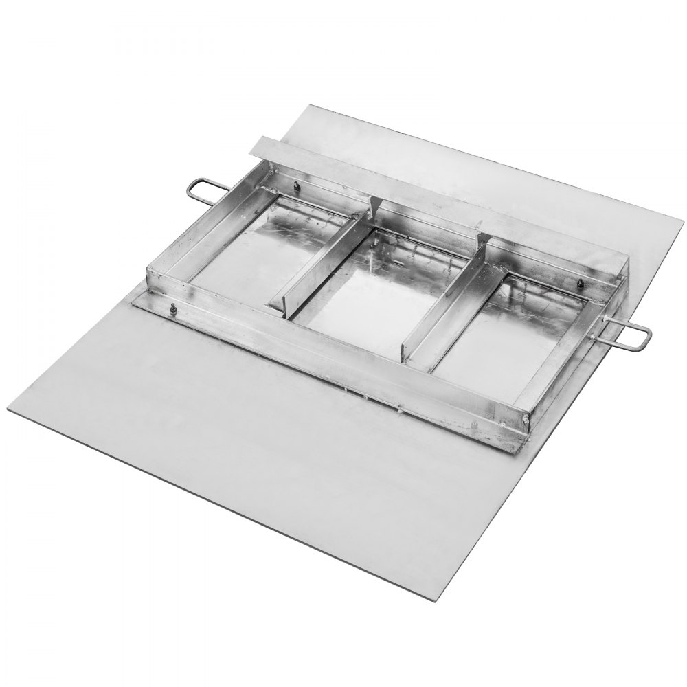 Placa de aluminio para andén de camiones de mano 30 X 36” Tablero de andén de carga liviano Estable
