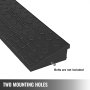 VEVOR Rubber Curb Ramp, 3.7" Rise Height Sidewalk Curb Ramp, 10" Width 35.4" Length Driveway Ramp for Curb, 5T Heavy Duty Driveway Curb Ramp for Forklifts, Trucks, Buses, Cars, Wheelchairs, Bikes