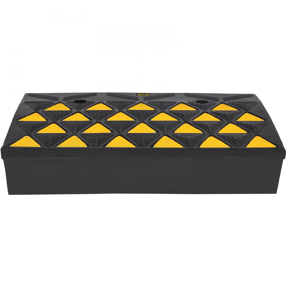 VEVOR Rubber Curb Ramp 35x60x15cm Heavy Duty Kerb Ramps for Cars Motorcycle Material Handling Transport Dolly