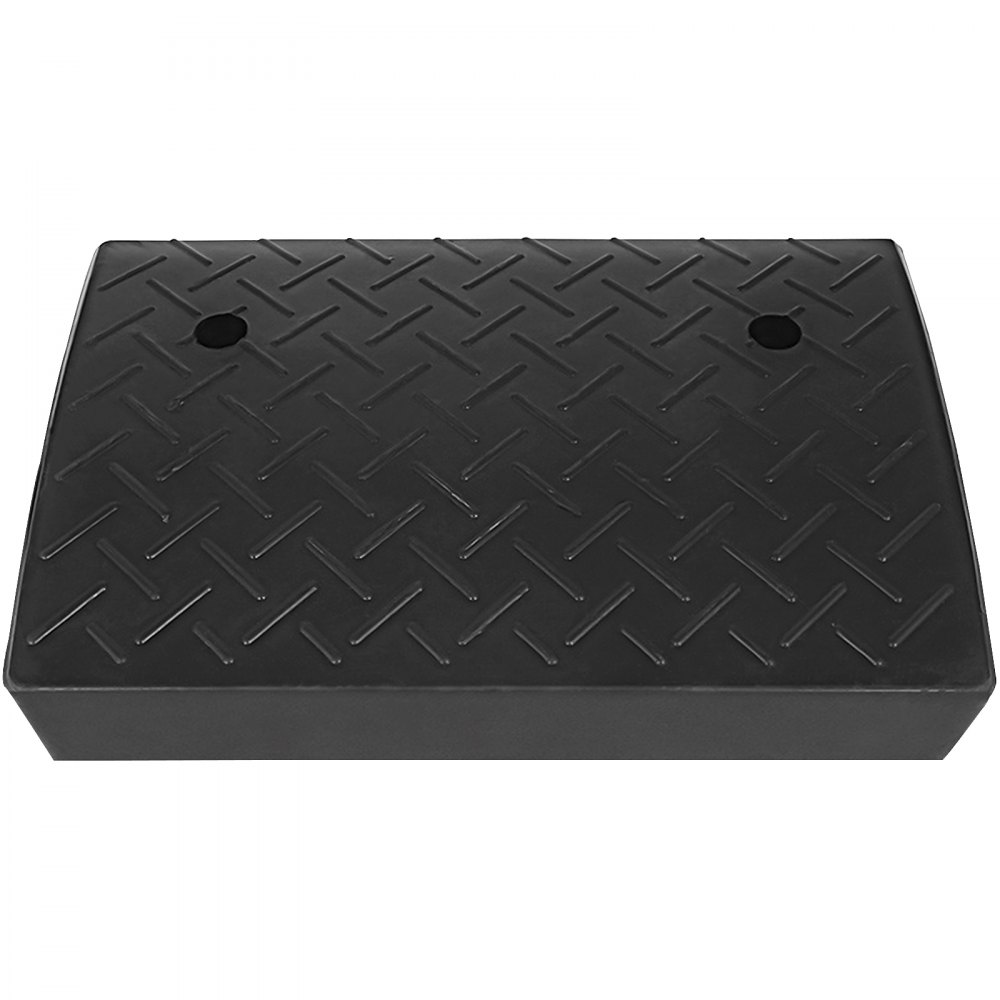 VEVOR Rubber Curb Ramp 5.3" Height,12.7" Width Sidewalk Curb Ramp,5 Ton Heavy Duty Driveway Ramp for Car Forklifts Trucks Buses