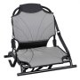 VEVOR Kayak Seat, 1 Pack 34 mm Raised Height, Universal Foldable Canoe Seat with Adjustable Back Support, Adjustable Straps, and Aluminum Alloy Frame for Sit-on-Top/Fishing/Inflatable Kayaks & Canoes