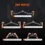 VEVOR LAT Pulldown Bar Handle Attachment V-bar T-bar Cable Machine for Home Gym