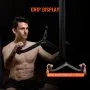 VEVOR LAT Pulldown Bar Tricep Handle Attachment V-bar Cable Machine for Home Gym