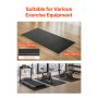 VEVOR Treadmill Mat for Carpet Floor 6mm Thick 760x1525mm Exercise Equipment Mat