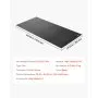 VEVOR Treadmill Mat for Carpet Floor, 6 mm Thick, 760x1525 mm Exercise Equipment Mat for Treadmills, Stationary, Recumbent Bikes, High Density PVC Floor Protector, Waterproof and Non-slip for Home Gym