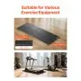 VEVOR Foldable Walking Pad Treadmill Mat, 6 mm Thick, 610x1730 mm Exercise Equipment Mat for Elliptical on Carpet Hardwood Floor, High Density PVC Floor Protector, Waterproof and Non-slip for Home Gym
