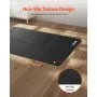 VEVOR Foldable Walking Pad Treadmill Mat, 6 mm Thick, 610x1730 mm Exercise Equipment Mat for Elliptical on Carpet Hardwood Floor, High Density PVC Floor Protector, Waterproof and Non-slip for Home Gym