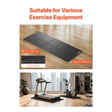 Foldable Walking Pad Treadmill Mat for Carpet Floor Exercise Equipment Mat