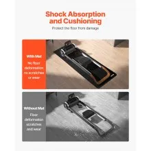 VEVOR Foldable Walking Pad Treadmill Mat for Carpet Floor Exercise Equipment Mat