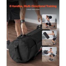 Workout Sandbag Heavy Duty Fitness Bag for CrossFit & Weight Training 50-125lbs