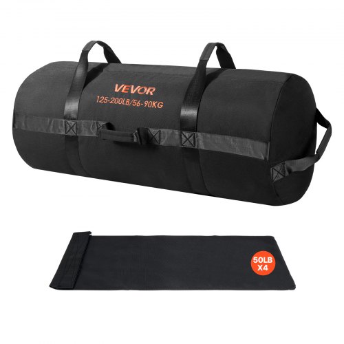 Workout Sandbag Heavy Duty Fitness Bag for CrossFit & Weight Training 125-200lbs