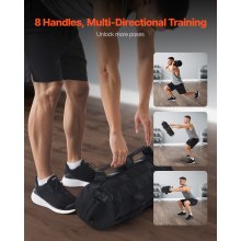 Workout Sandbag Heavy Duty Fitness Bag for CrossFit and Weight Training 5-25lbs