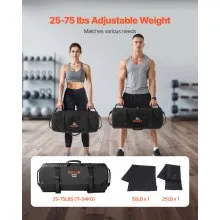 Workout Sandbag Heavy Duty Fitness Bag for CrossFit and Weight Training 25-75lbs