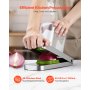 Vegetable Chopper Food Veggie Cutter 3 Stainless Onion Slicer with Container