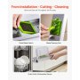 Vegetable Chopper Food Veggie Cutter 3 Stainless Onion Slicer with Container