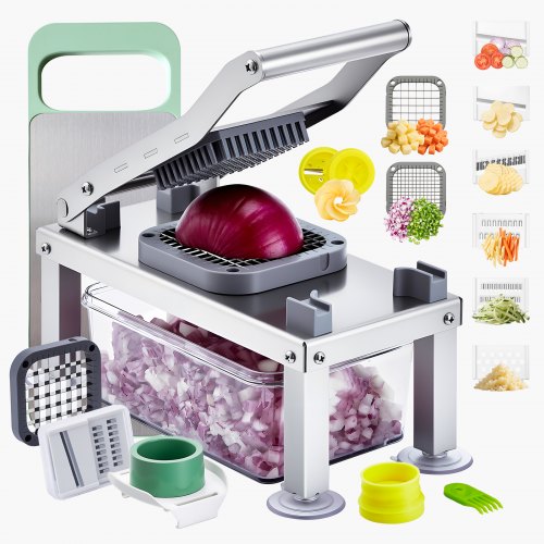 Vegetable Chopper Mandoline Slicer All-in-1 Food Veggie Cutter 9 Blades