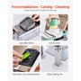 Vegetable Chopper Mandoline Slicer All-in-1 Food Veggie Cutter 9 Blades