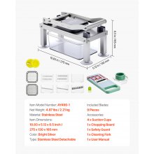 Vegetable Chopper Mandoline Slicer All-in-1 Food Veggie Cutter 9 Blades