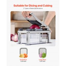 Vegetable Chopper Mandoline Slicer All-in-1 Food Veggie Cutter 8 Blades
