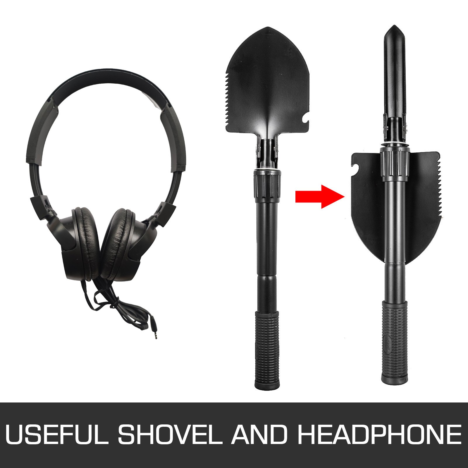 Détecteur De Métaux Détecteur D'or +ecran Lcd +casque +pelle Imperméable Hd Détecteur De Métaux Détecteur D'or +ecran Lcd +casque +pelle Imperméable Hd