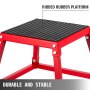 VEVOR Plyometric Platform Box 12 Inch 18 Inch 24 Inch Plyometric Boxes red plyometric box set for Training (Set of 12/18/24 Inch)