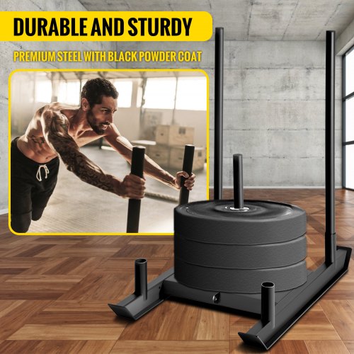 VEVOR Weight Sled Pull Power Sled Workout Harness Tire Pulling Sled Football Workout Equipment Weight Drag Sled Strap Resistance Training Speed Agility Training Kits