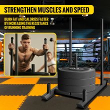 Vevor Weight Sled System Push Pull Drag Power Speed Athlete Training Strength Workout