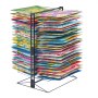 VEVOR Art Drying Rack, 50 Removable Shelves 20 x 17 x 30 inch Paint Drying Rack with Stable Base, Carbon Steel Metal Painting Drying Rack for Artwork in Classroom, Art Studios and Schools, Black