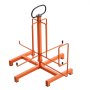 VEVOR Cable Dispenser, Floor or Stud Mounted, Wire Spool Rack, Portable Wire Rack Dispenser with Anti-Slip Metal Handle for Wiring Transport, Swivel Eyelet, for Electrical, Industrial and Retail Use