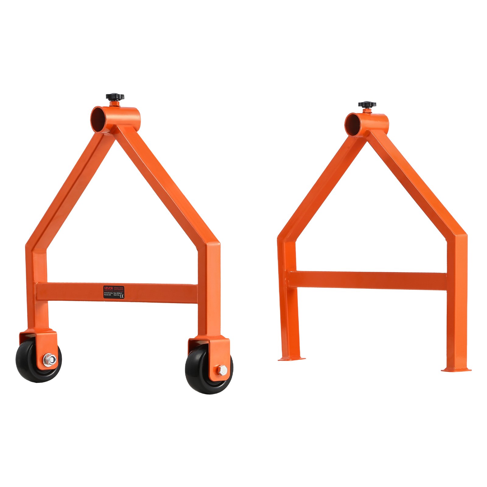 VEVOR Wire Spool Rack, 100 kg / 220 lbs Load Capacity, Portable Cable Caddy, Moveable Wire Rack with Wheels, Spool Holder, Up to 759mm / 29.9 in Diameter, for Electrical Industrial and Retail Use, Working Efficiency