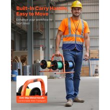 Hand Caddy Wire Dispenser for Up to 8 Spools for Electrical Industrial Retail