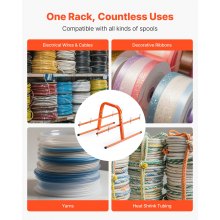Hand Caddy Wire Dispenser for Up to 8 Spools for Electrical Industrial Retail