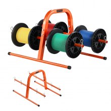 Hand Caddy Wire Dispenser for Up to 8 Spools for Electrical Industrial Retail