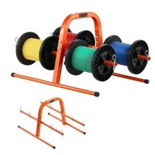 Hand Caddy Wire Dispenser for Up to 8 Spools for Electrical Industrial Retail