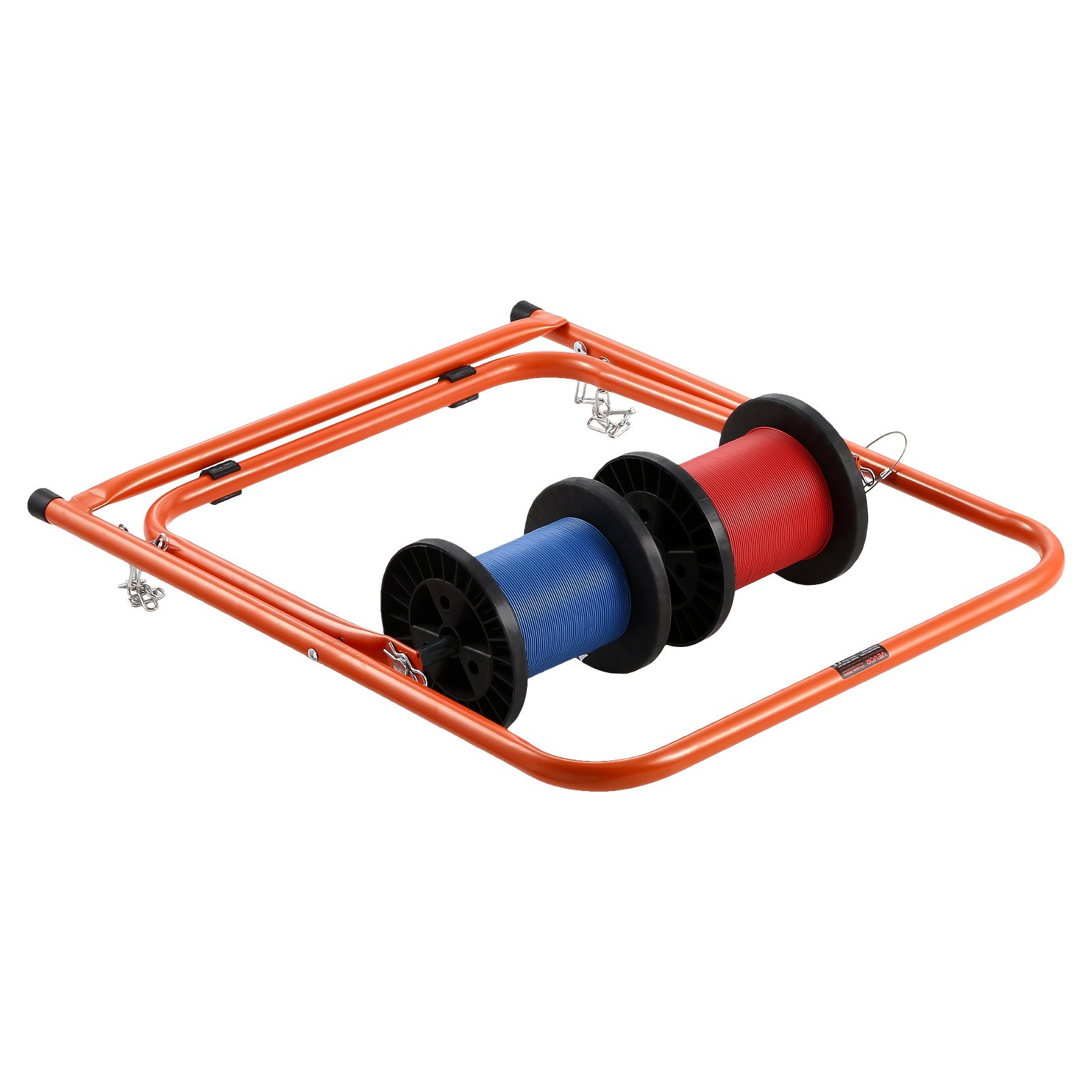 VEVOR Cable Caddy, Heavy Duty Steel Frame, Spool Holder for Electrical Wires, Portable Wire Dispenser for Up to 20 in Diameter Spools, 100 lbs Capacity for Cable Reels, Electrical Industrial Retail