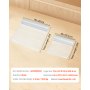 VEVOR Vacuum Sealer Bags, 3 Rolls 11 In x 20 Ft & 3 Rolls 8 In x 20 Ft, Non-BPA Food Grade Seal A Meal Freezer Bag, Customizable Vac Sealing Food Saver Bags, Storage Vac Bag for Meal Prep or Sous Vide