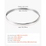 VEVOR Bandsaw Blade, 3810 mm Length, 4 TPI Band Saw Blade with 18 HRC Hardened Sharp Teeth, SK5 High-Strength Carbon Steel, 19 mm Width, Replacement for Major Woodworking Band Saw Brands, 1 Pack