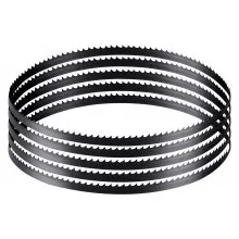 VEVOR Bandsaw Blade, 1511 mm Length, 6 TPI Band Saw Blade with 15 HRC Hardened Sharp Teeth, SK5 High-Strength Carbon Steel, 6.35 mm Width, Replacement for Major Woodworking Band Saw Brands, 1 Pack