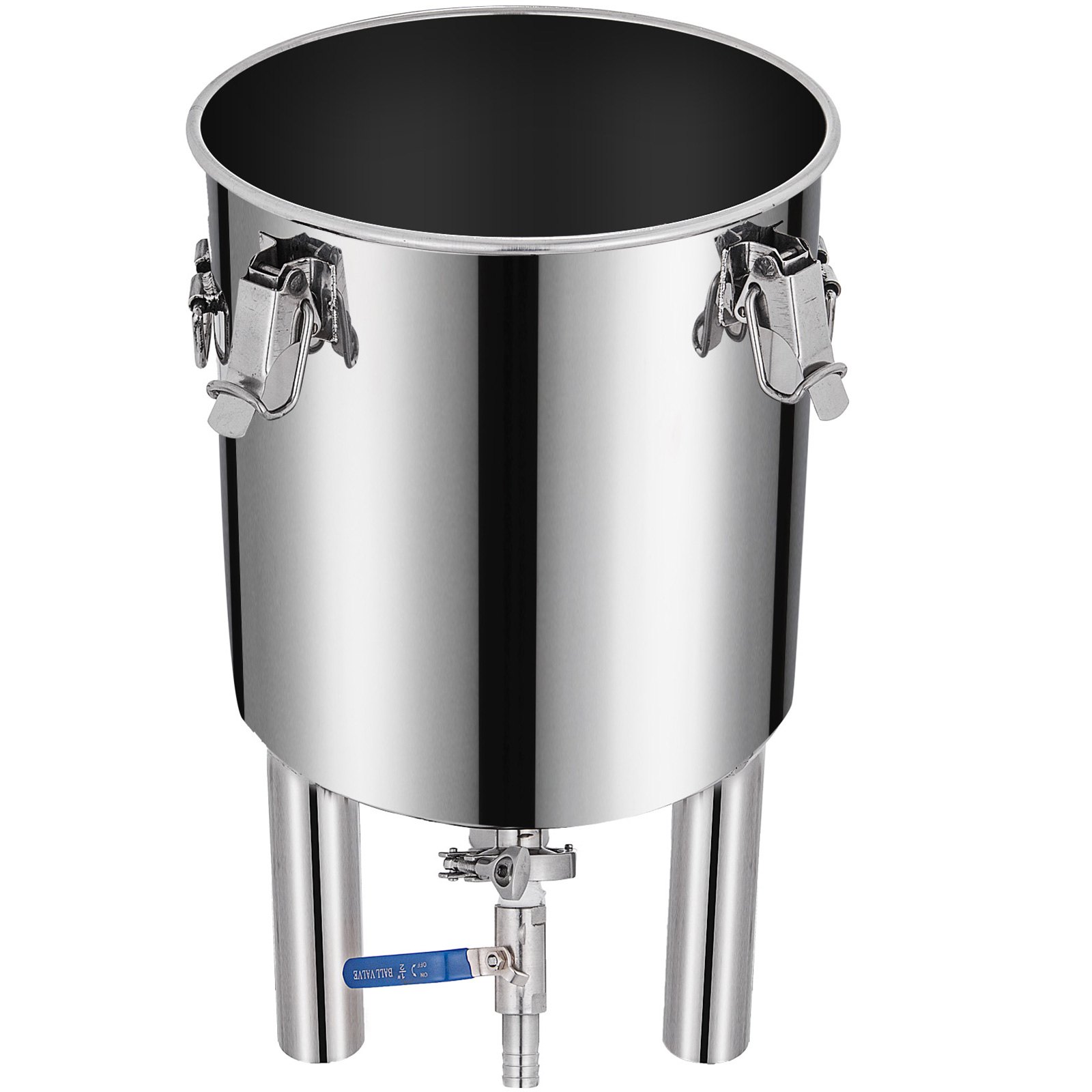 VEVOR 7Gallon/ 26Liter Brew Fermenter Conical Brew Fermenter Stainless Steel Brew Fermenter Home Brewing Brew Bucket Fermenter Beer Brewer with conical Base Brewing Equipment